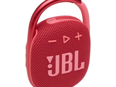 JBL CLIP 4 Trådløs Bluetooth Højtaler m. Karabinhage - Rød Online Sale