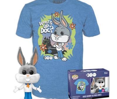 Funko Pocket Pop! &Tee Warner Brother 100th Looney Tunes: Bugs Bunny as Fred Jones | Tamanho M Discount