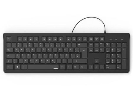 Teclado Hama KC-200 (19182681) Preto Hot on Sale