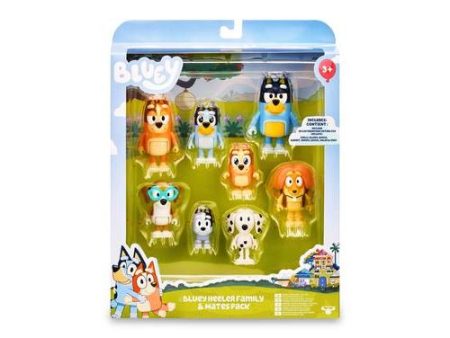 Figuras Bluey - Pack 8 Unidades - Famosa Online now