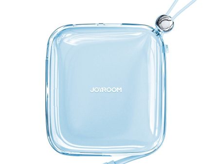 Joyroom Jelly Series JR-L003P Powerbank 22.5W - USB-A   USB-C PD m. Indbygget Lightning - 10.000 mAh - Blå Sale