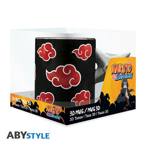 Caneca 3D com Pega Naruto Shippuden: Shuriken Akatsuki - ABYstyle Online now