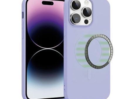 Capa 4-OK Silk com MagSafe para Apple iPhone 15 Pro Max - Lavanda on Sale