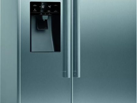 Frigorífico Americano Bosch KAD93VIFP | 179x91x71 cm | 371 L | F | Aço inoxidável For Cheap