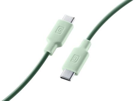 Cabo de Dados Cellularline Style Color USB-C   USB-C 1m Verde Discount