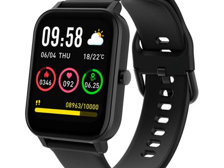 Forever ForeVigo 3 SW-320 Fitness Smartwatch m. Pulsmåler & Skridttæller - Sort Hot on Sale