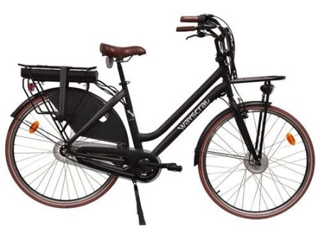 Bicicleta Elétrica Wayscral Citadina Everyway E-Carrier 28  - Preta on Sale