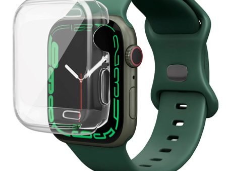 Apple Watch 8 7 (45mm) Epico Hero Case Fleksibelt Plastik Cover - Gennemsigtig For Cheap