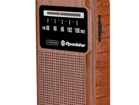 Rádio Portátil de Bolso Roadstar TRA-1230 WD Madeira Cheap