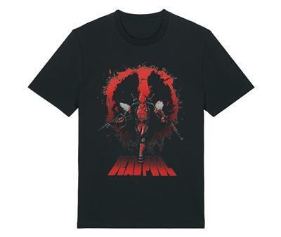 T-Shirt Marvel Deadpool Guns - Tamanho S - Cotton Division Fashion