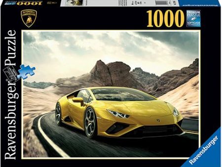 Puzzle Lamborghini Huracan Amarelo - 1000 Peças - Ravensburger For Cheap