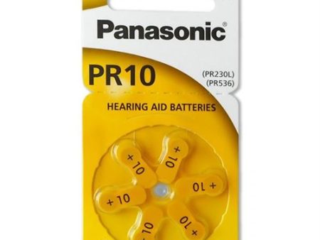 Pilhas Alcalinas Panasonic Batteries P  Aparelhos Auditivos PR70 PR10 PR230 AZA10 Hot on Sale