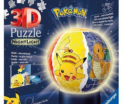 Puzzle 3D Pokémon Lâmpada - Ravensburger Online