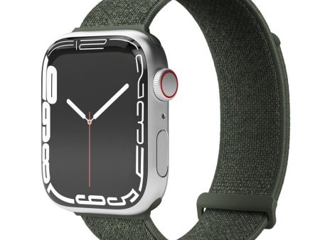 Apple Watch (38 40 SE 41 42mm) Vonmählen Fitness Loop 2 Nylon Rem - Grøn Online now