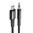 Acefast Lydkabel USB-C til 3.5mm Jackstik - 1.2m - Sort on Sale