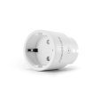 Tuya Smart Plug Stikprop m. Wifi & Energimåler - Hvid Cheap