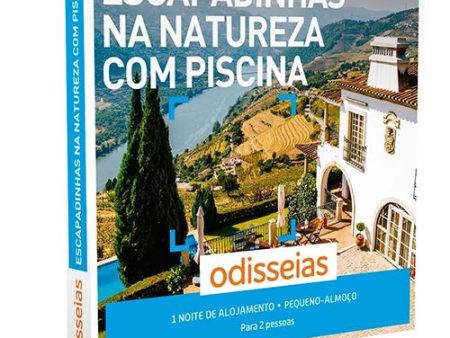 Odisseias Pack Presente - Escapadinhas na Natureza com Piscina | Experiência de Alojamento para 2 Pessoas For Sale