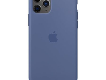 Capa Apple em Silicone iPhone 11 Pro Azul Linho Online now