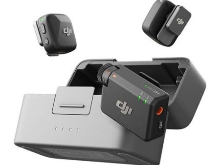 Microfone de Lapela DJI Mic Mini 2TX + 1RX + Estojo de Carregamento on Sale