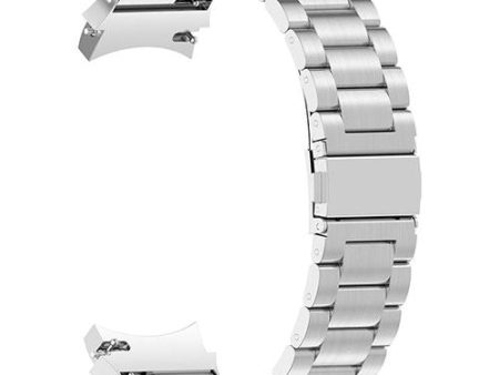 Bracelete Aço Inox Puro para Samsung Galaxy Watch 4   5   6 - Prateada Fashion