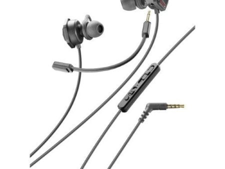 Auriculares Cellularline Stereo com Micro Scheme Jack 3.5mm Preto Sale