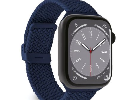 Apple Watch (42 44 SE 45 46 49mm) Puro LOOP Urrem - Mørkeblå Online now