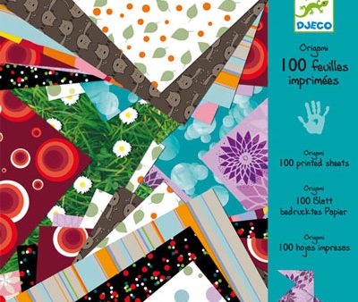 Papel de Origami - 100 Folhas Supply