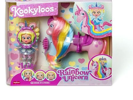 Boneca Kookyloos - Rainbow Unicorn - Magic Box Online now