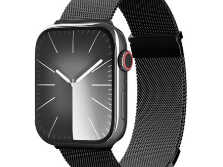 Apple Watch (38 40 SE 41 42mm) Epico Milanese+ (Plus) Rustfri Stål Rem - Space Gray Online Hot Sale