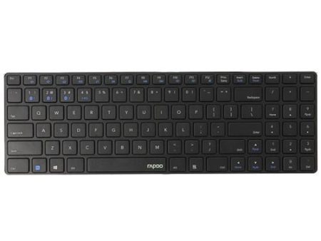 Teclado Rapoo E9100M Multi-mode Wireless Bluetooth Ultra-slim PT 192492 - Preto Discount