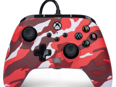 Comando Xbox PowerA com fios Enhanced - Red Camo Discount