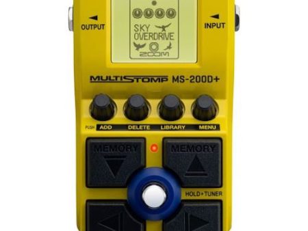 Pedaleira para Guitarra Zoom MS-200D + MultiStomp For Sale