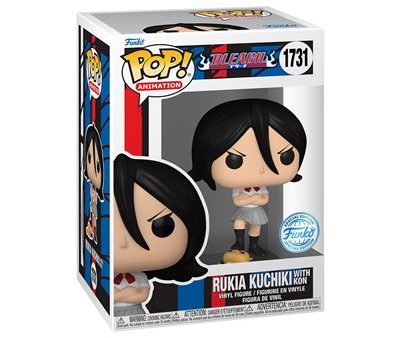 Funko Pop! Animation Figura de Vinyl Bleach: Rukia Kuchiki with Kon - 1731 | Exclusivo Fnac Online now