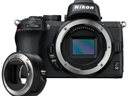 Máquina Fotográfica Nikon Z50 Corpo + Adaptador FTZ II - Preto Supply