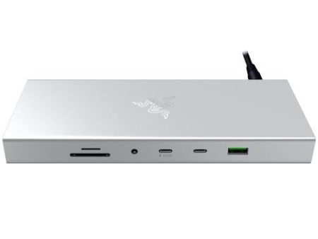 Docking Station Razer USB 4 Dock 14 Portas - Prateado Fashion