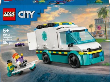 LEGO City 60451 - Ambulância de Emergência Online Sale