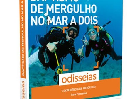 Odisseias Pack Presente - Baptismo de Mergulho no Mar a Dois | Experiências de Aventura para 2 Pessoas Sale