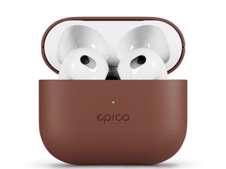 Epico AirPods (3. Gen.) Ægte Læder Cover - Brun on Sale