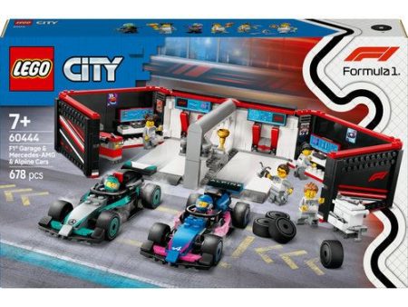 LEGO City 60444 - Garagem de F1® e Carros da Mercedes-AMG e Alpine Hot on Sale