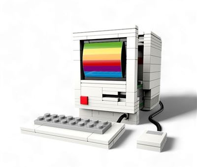 Blocos de Construção Retro Series: Computer - Madness Toys Online Hot Sale