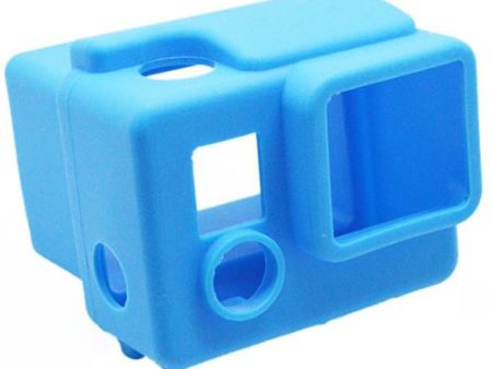 New Mobile Capa Silicone Azul para GoPro HERO3+ For Cheap