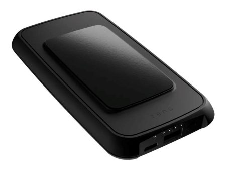 Zens Powerbank 4500 mAh m. Qi Opladning - Sort Sale