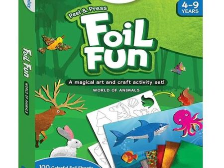 Set de Arte Foil Fun - World Of Animals - Skillmatics | Sig Toys Sale