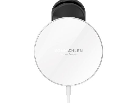 VONMÄHLEN Aura Car - Magnetic Wireless Charging Pad 15W - MagSafe Kompatibel - Hvid Cheap