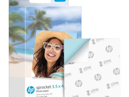 HP Sprocket (3x4) Fotopapir 8,9 x 10,8 cm - 50 Pack Online Sale