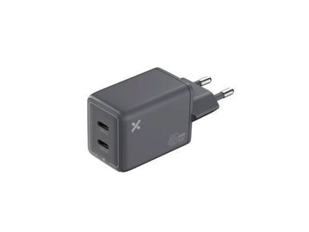 Carregador Wefix Pro GaN 45 W Duplo USB-C - Cinzento For Discount