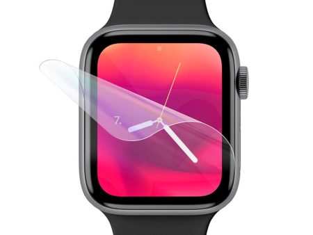 Apple Watch 9   8   7 (45mm) Fixed Invisible Beskyttelsesfilm - 2 stk. - Gennemsigtig For Sale