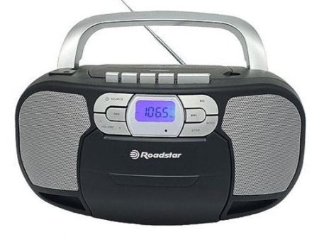 Rádio CD Roadstar RCR-4635UMP BK CD K7 MP3 USB Preto Fashion