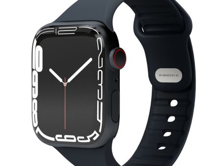 Apple Watch (38 40 SE 41 42mm) Vonmählen Classic Band 2 Genanvendt Silikone Rem - Blå Sale