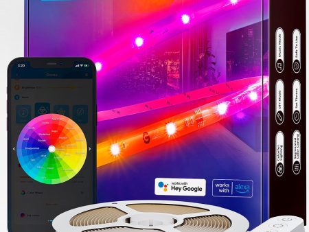 Govee RGBIC LED Silicone Lightstrip - 5m - Hvid Online Sale